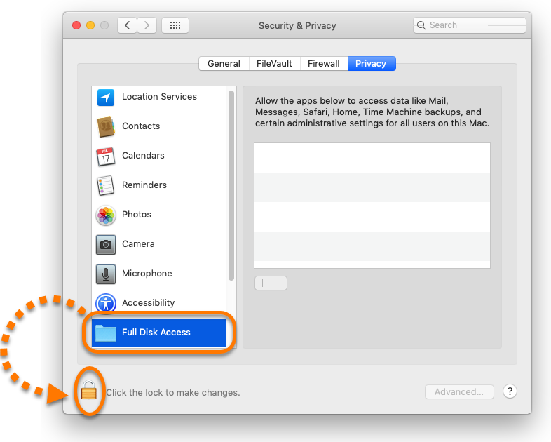 admin access for mac